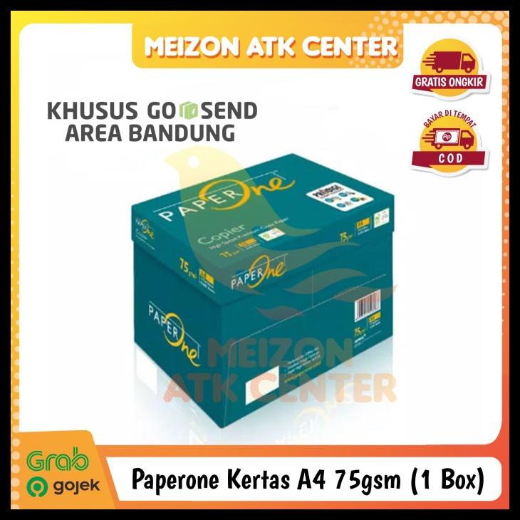 

TERBARU KHUSUS GO-SEND TERMURAH! KERTAS PAPERONE A4 75 GRAM OFFICE PAPER [BOX] TERBARU