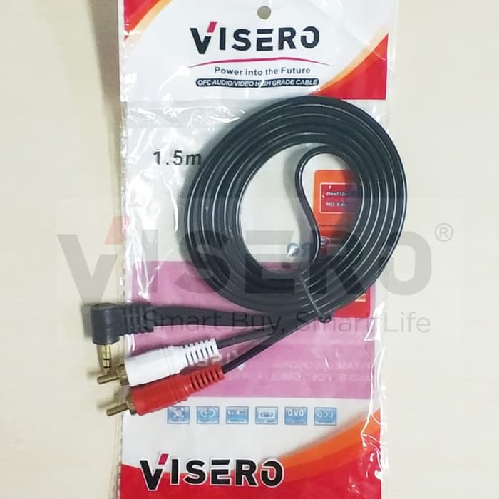 Cable RCA/Kabel RCA/Cable AV/Kabel AV BG 1.5M 2 To 1 Jack L Visero