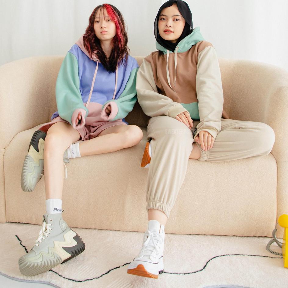 SWEATERPOLOSID Hoodie Jumper Tricolor Size M - XXL ( Pria & Wanita )