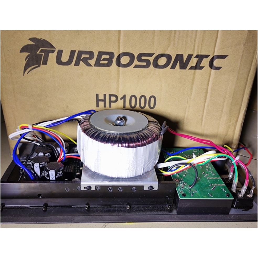 Turbosonic Mesin Kit Power Amplifier Aktif Model Huper 1000 Watt HP1000 / HP 1000