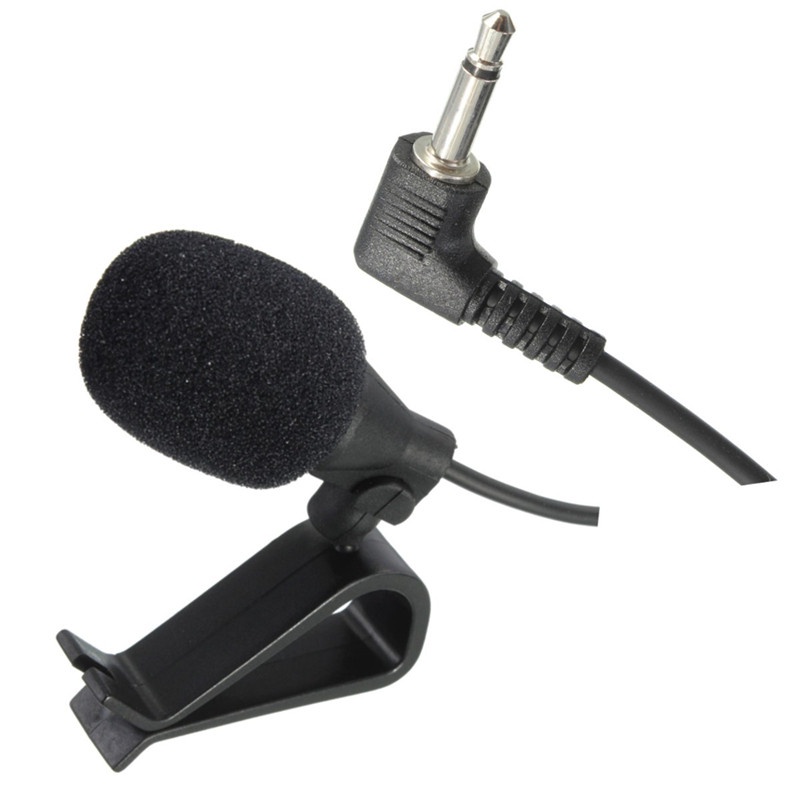 (TERMURAH) Mini Stereo Microphone 3.5mm - Hitam