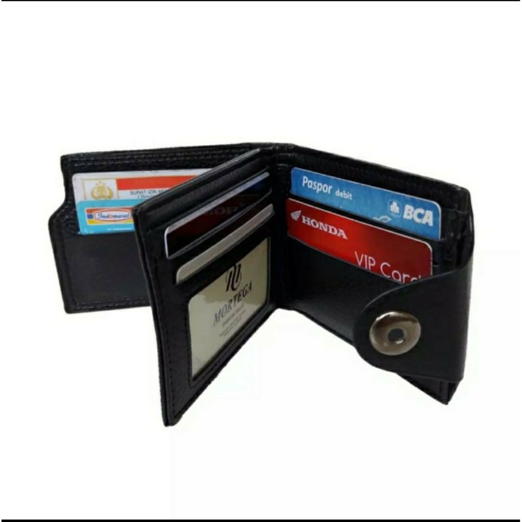 KBR STORE-DOMPET PRIA MORTEGA KULIT PU KANCING