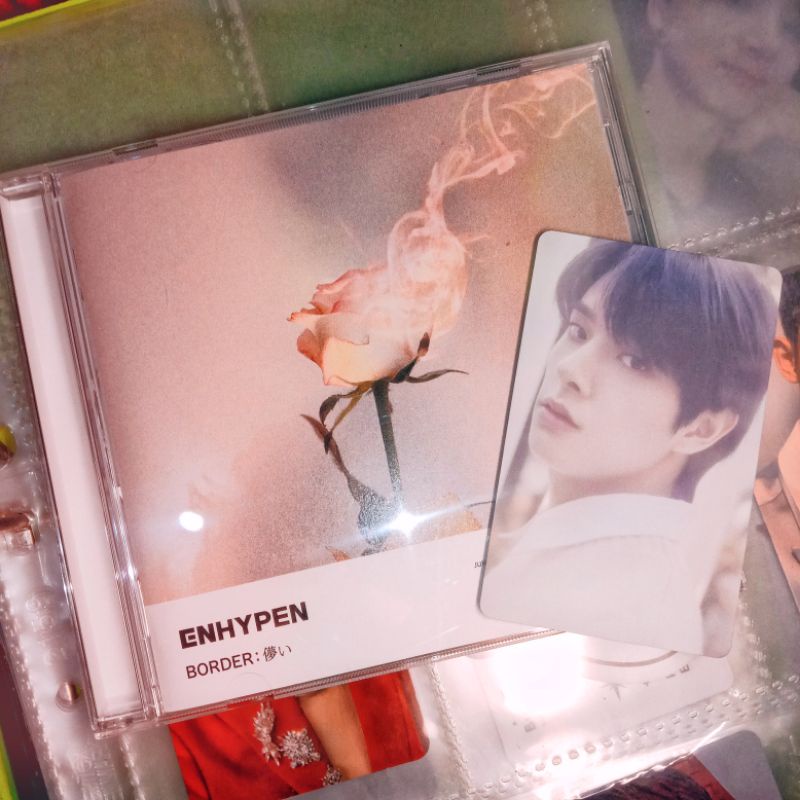 ENHYPEN JAPAN ALBUM BORDER HAKANAI STANDARD + PHOTOCARD JAKE