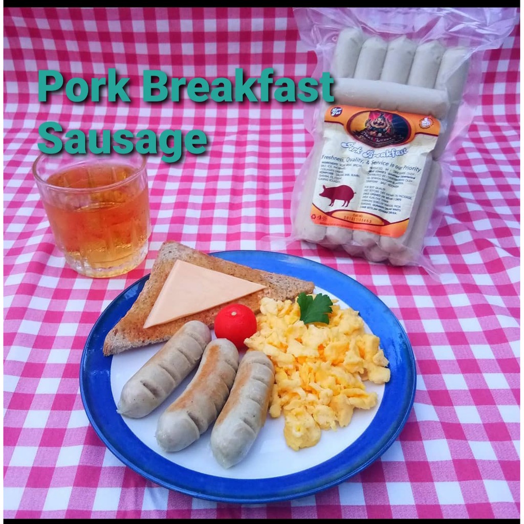 

Pork Breakfast-Meat Lovers-500 gram (16 pcs) - Sosis Babi - Pork Sausages