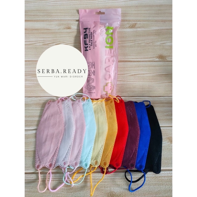 [READY] MASKER KF94 WARNA PASTEL 10pcs