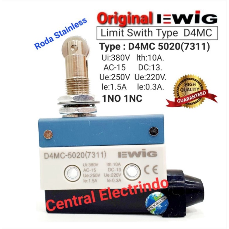 Limit Switch/Micro Switch D4MC 5020 (7311)1NO 1NC EWIG.