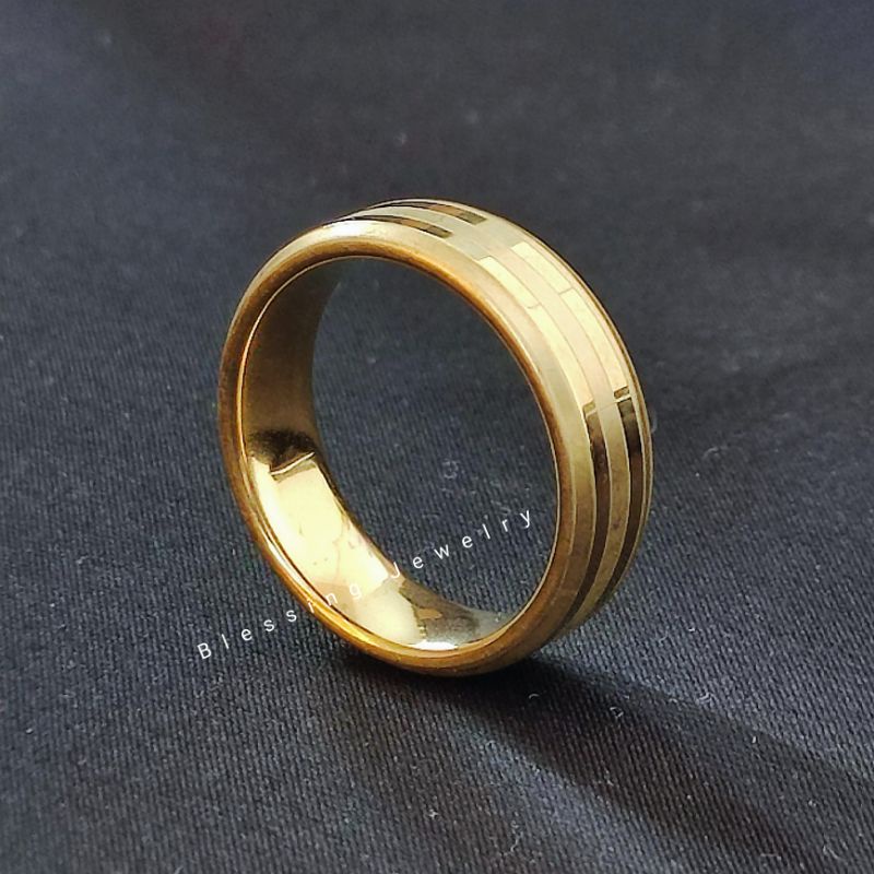 Cincin Titanium Baru Model Simple Cantik Pria dan Wanita