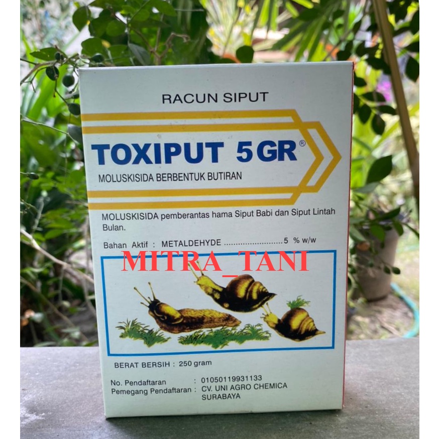 insektisida pembasmi siput TOXIPUT 5GR isi 250gram