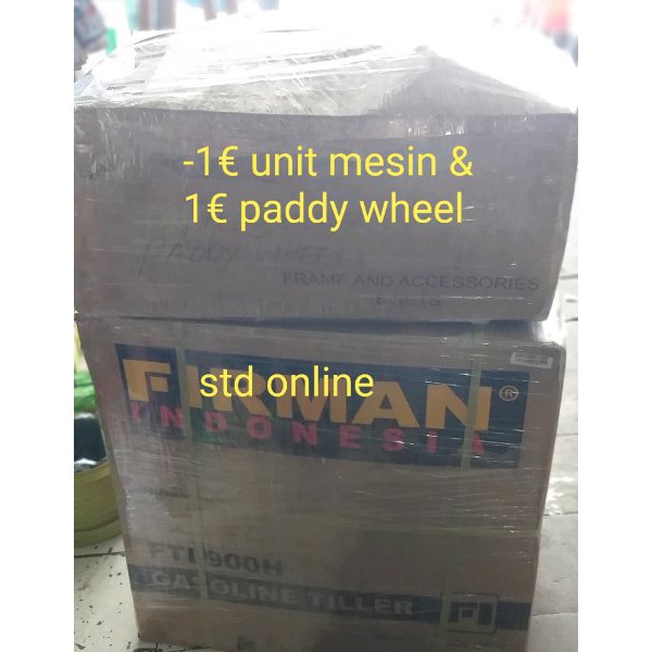 MINI TILLER FIRMAN FTL900 MESIN BAJAK SAWAH DAN KEBUN