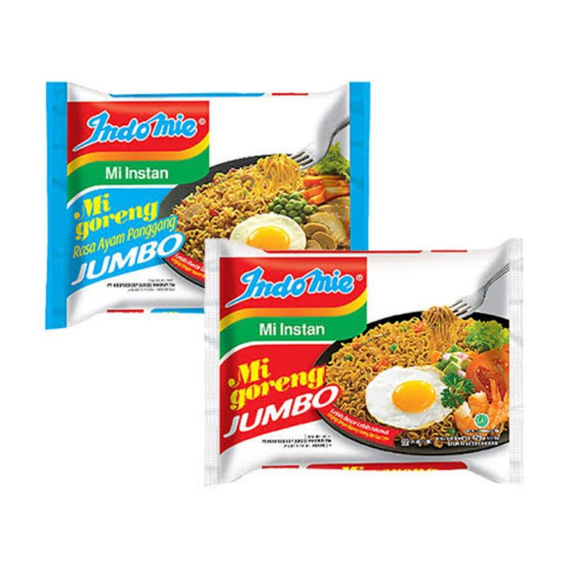 

Indomie goreng jumbo 120gr all varian