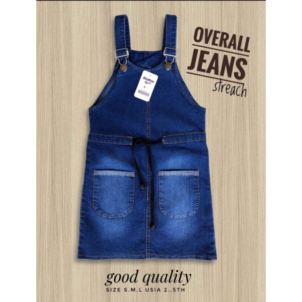 Overall Jeans Anak 468 (1_4/5 Thn)