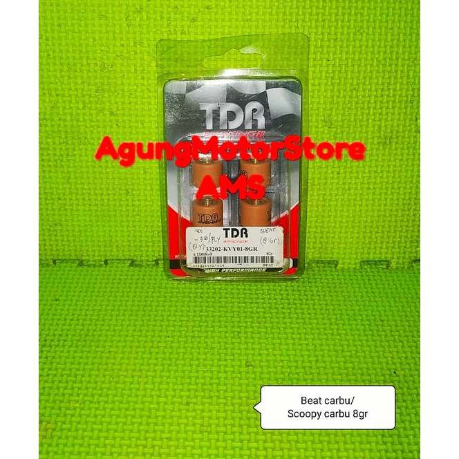 ROLLER HONDA BEAT OLD / SCOOPY KARBU MERK TDR 8 Gram