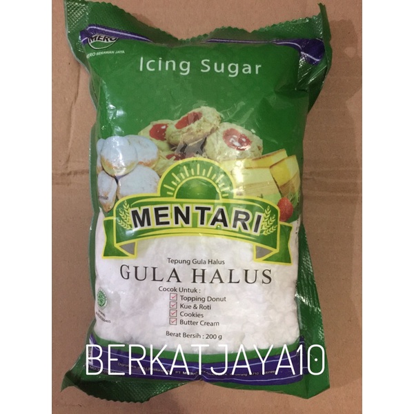 Mentari Icing Sugar Tepung Gula Halus 200gr