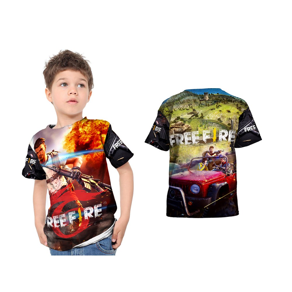 Tshirt Kaos Baju Anak FREEFIRE 07 Sublime Custom