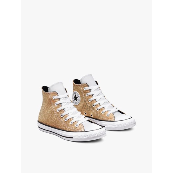 Converse CTAS Leopard Glitter Saturn Gold/White/White (572040C)