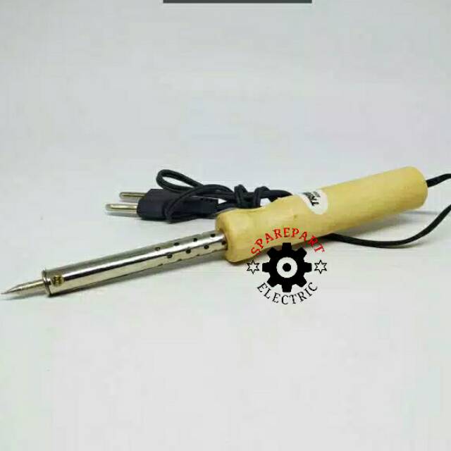 SOLDER LISTRIK GAGANG KAYU ELECTRIC IRON SOLDER TIMAH