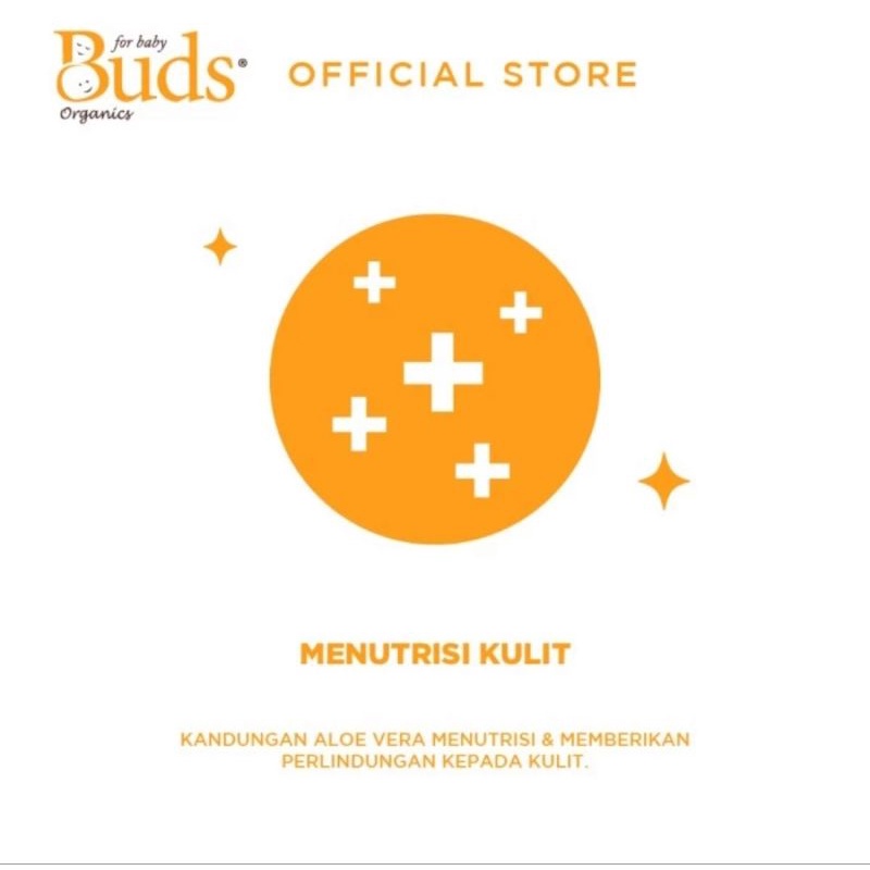 Buds Organics Shower Gel For Kids 350 ml - Sabun Mandi Cair Untuk Anak