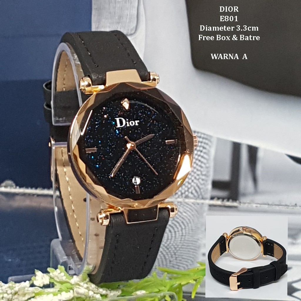 Jam Tangan Wanita Dior Kulit Koleksi Rina Jam Tangan Wanita Dior Kulit Koleksi Rina