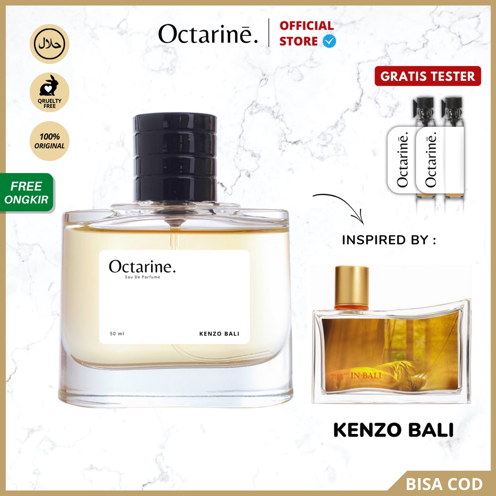 Octarine - Parfum Pria Wanita Tahan Lama Aroma Fresh Manis Vanilla Inspired By KZ BALI | Parfume Perfume Farfum KZ Minyak Wangi Cewek Cowok Murah Original