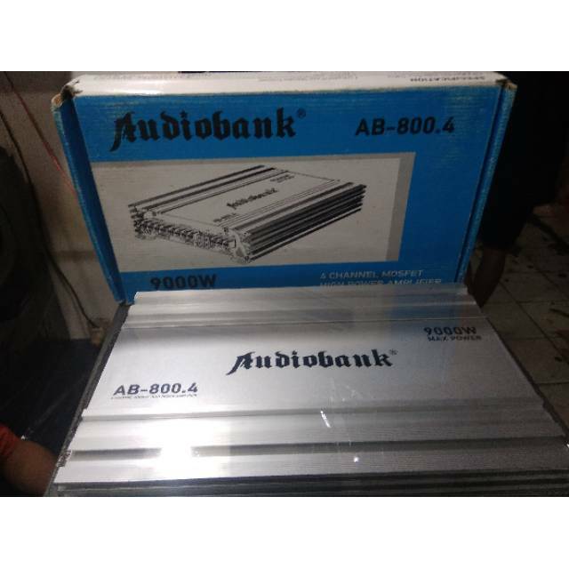 Power audiobank 4 chanel multy chanel power mobil audio mobil