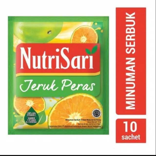 

Nutrisari renceng Rasa Lengkap - 10x14gr