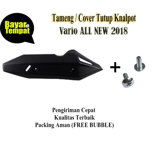 Tameng Knalpot VARIO 150 NEW LED-VARIO 125 KEYLESS-KEY LESS REMOT 2018-2019 Tutup Cover Pelindung