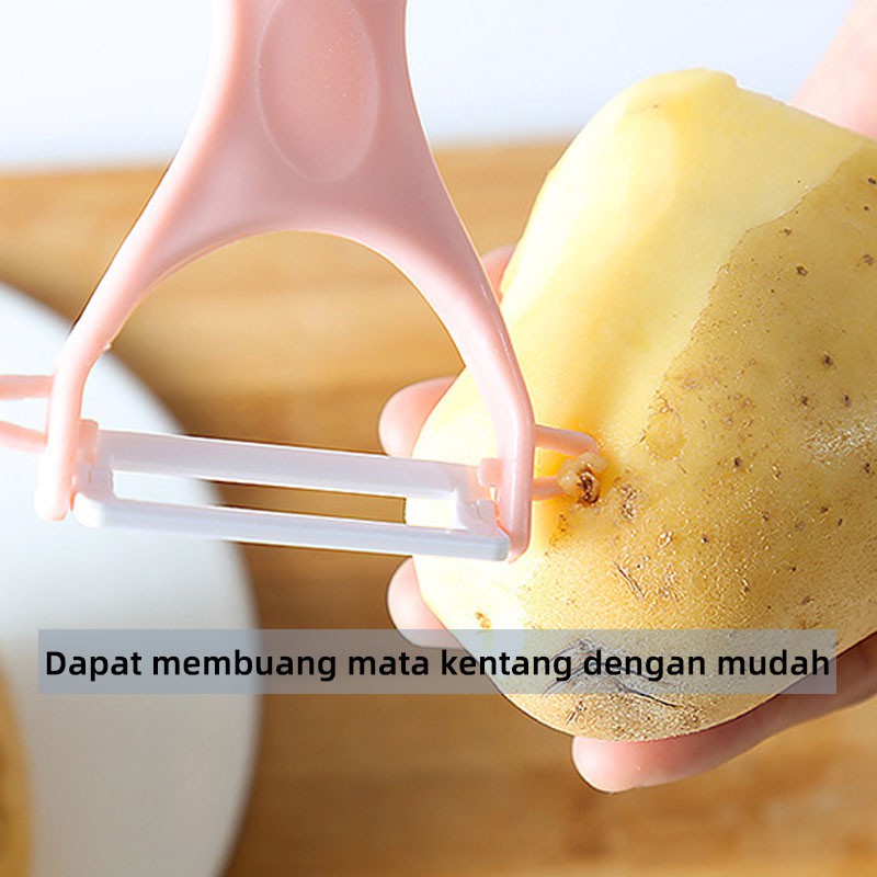 [Kaizen Living] Pisau Pengupas Kulit Buah Sayur Wortel Kentang Apel Alat Kupas Fruit Peeler