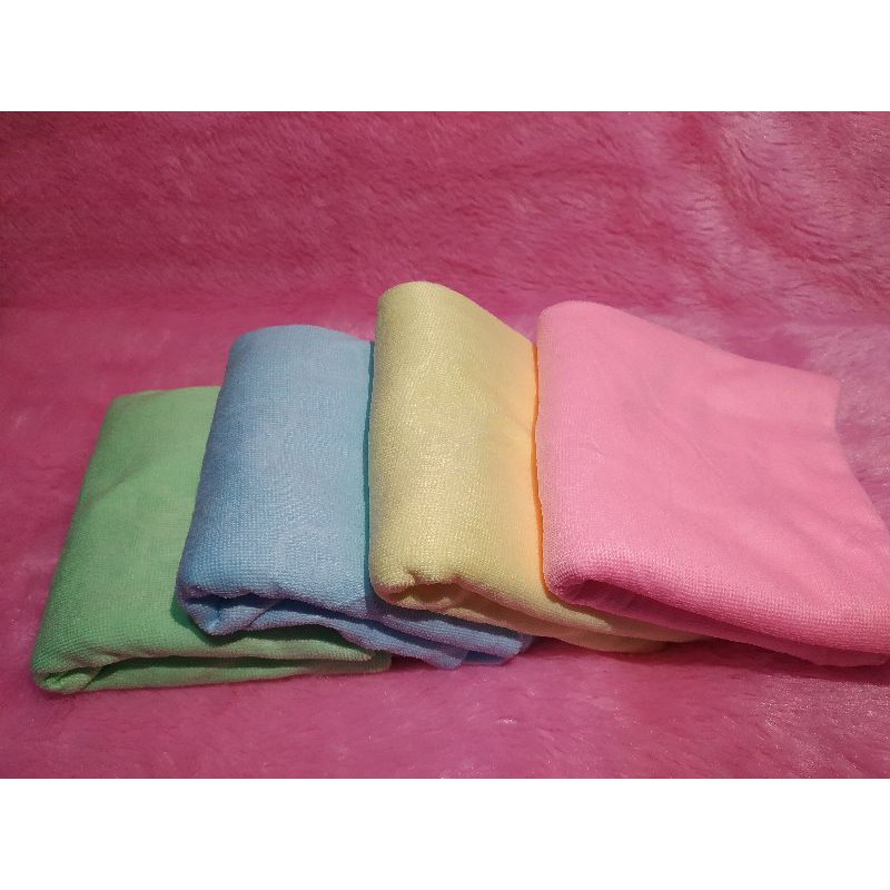 Handuk Mandi Bayi dan Dewasa Polos Size 70x140 Lembut