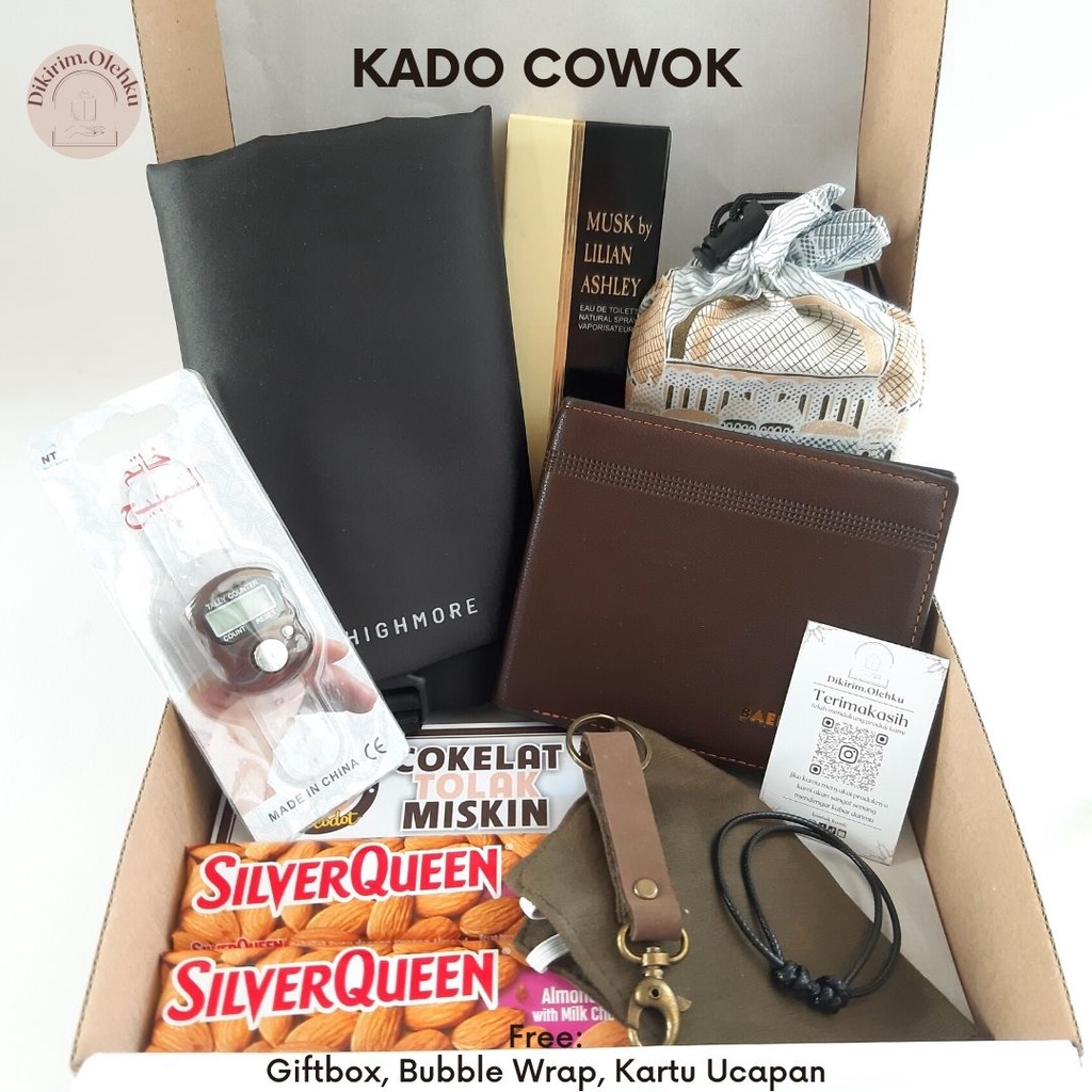 

Kado Pria / Hampers Cowo Pria Dompet Tas Sarung / Anniversary / Graduation / Hadiah Ulang Tahun Pacar Cowok Wisuda Pernikahan Teman laki-laki / Kado Cowok Murah / Exclusive Men Man Gift Giftbox