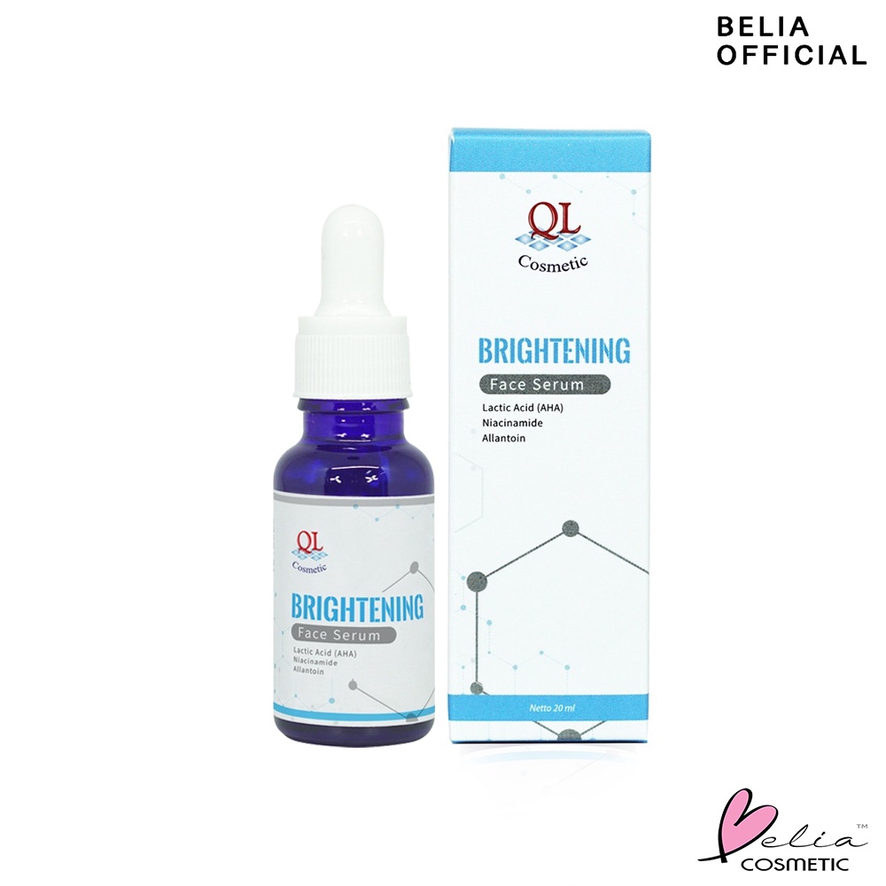 ❤ BELIA ❤ QL Face Serum Brightening | Anti Acne | Vitamin C | Serum Wajah (✔BPOM)