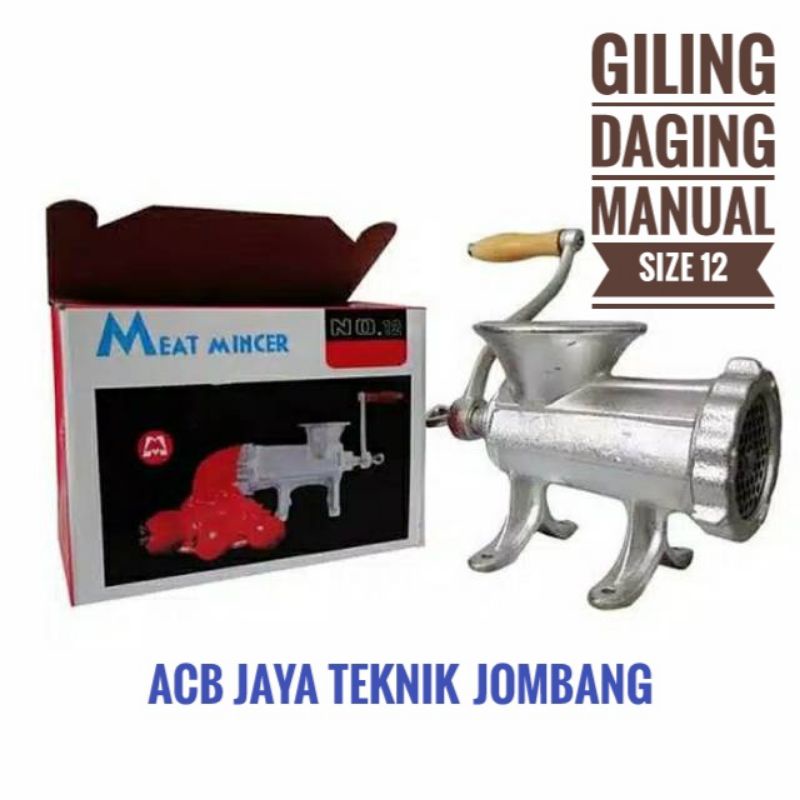 KABUTO Giling Daging / Giling Kacang Manual Ukuran 12