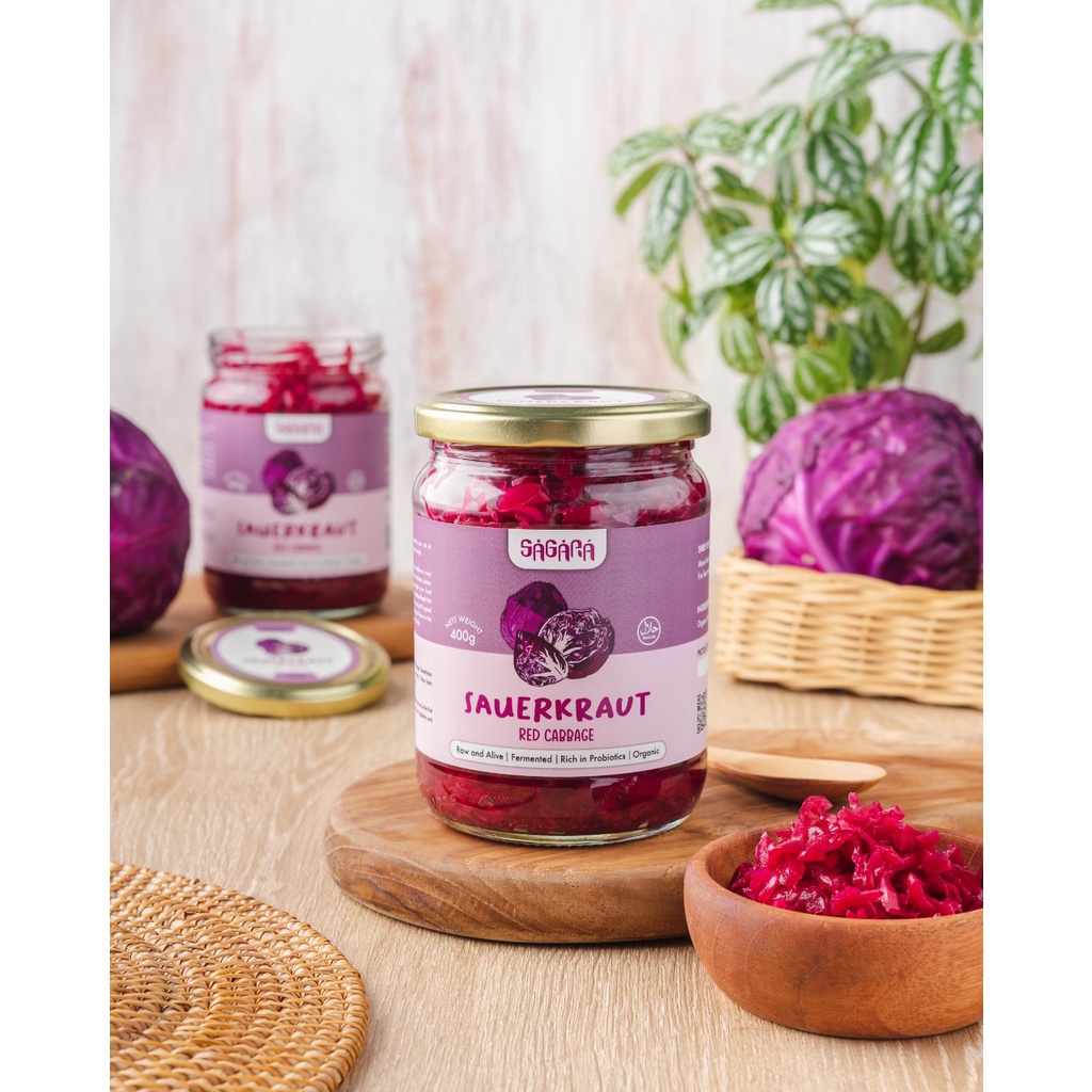 

SAGARA SAUERKRAUT RED CABBAGE 400 GR