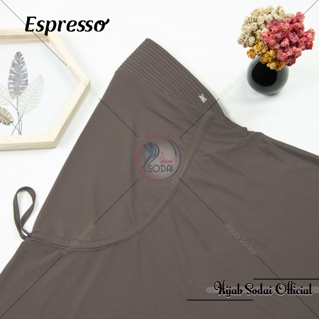KHIMAR SERUT JOKOWI M | BERGO ADIBA UKURAN M-Espresso