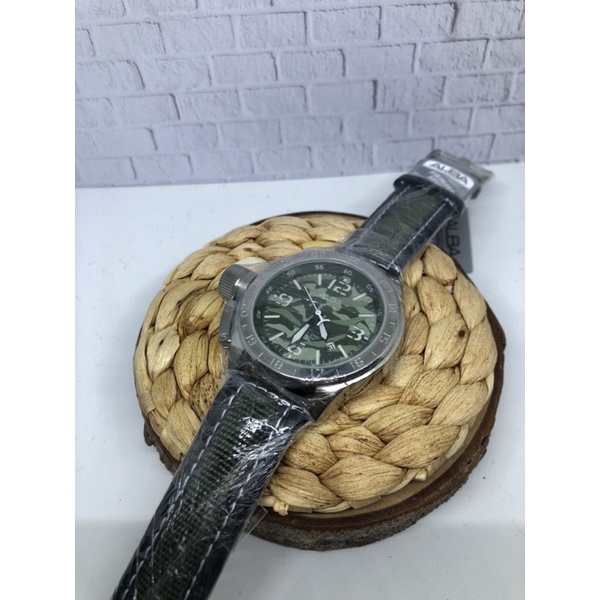 Jam Tangan Pria Alba Quartz kulit AXHK41x1 Original garansi resmi alba