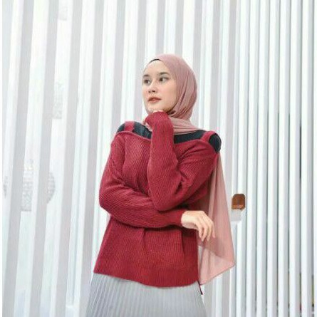 SWEATER RAJUT WANITA - SABRINA KNIT NEW - SWEATER KOREA - SWEATER