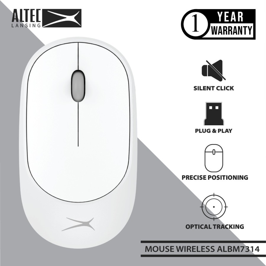 Mouse Wireless Altec Lansing ALBM-7314 Silent |Altec ALBM7314