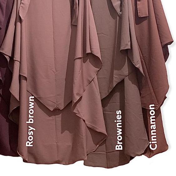 Lulla french khimar JUMBO bahan wolfis ℮