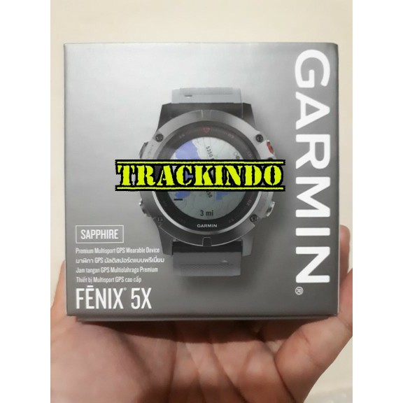 Garmin Fenix 5X Slate Grey + Extra Strap - Terbaru