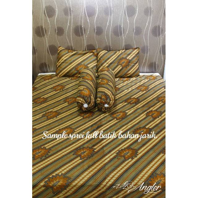 Sprei/seprei bahan full batik bahan Jarik halus by angela