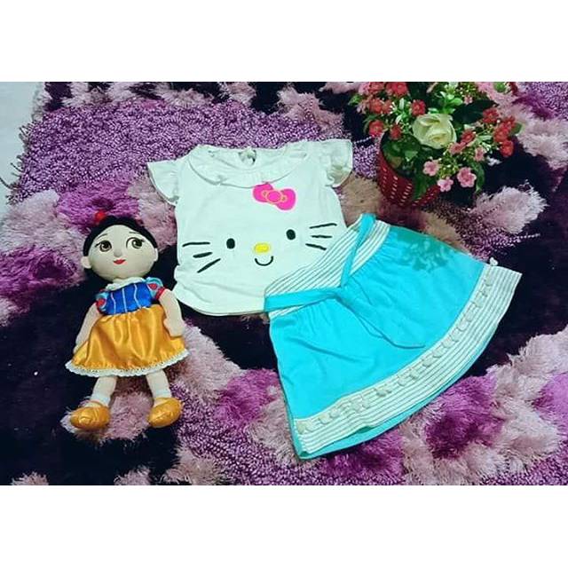 Setelan anak hello kitty ex display