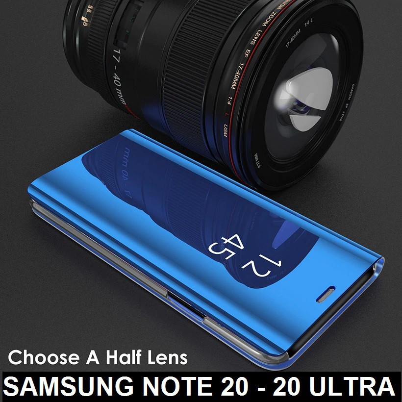 Case Samsung Galaxy Note 20 20 Ultra S-view Mirror Book Stand Flip Cover Casing