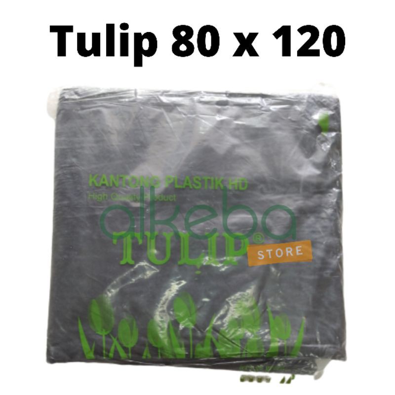 Kantong Plastik Sampah Trashbag Tulip 80 x 120 Plastik Sampah Jumbo