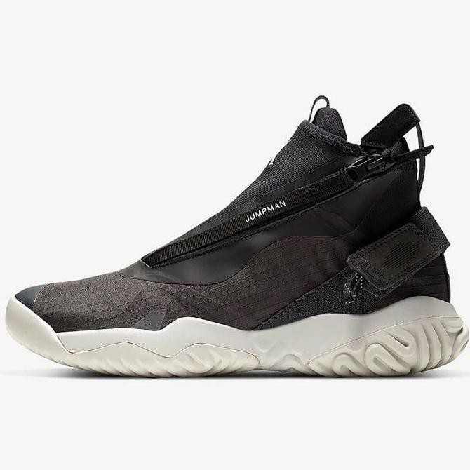 Paling Dicari Sepatu Pria Spesial☀ Sepatu Sneakers Air Jordan Proto React Z Black Light Bone