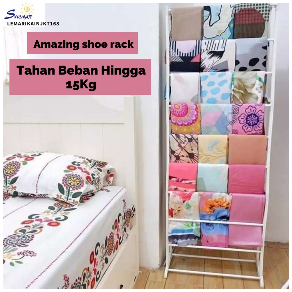 SHENAR COD (1KG) Rak amazing 2in1 ready warna putih dan hitam /Amazing Shoe Rack / Rak Sepatu 10 Susun tanpa cover /rak Bongkar Pasang/Rak jilbab/rak kerudung|Rak Jajan