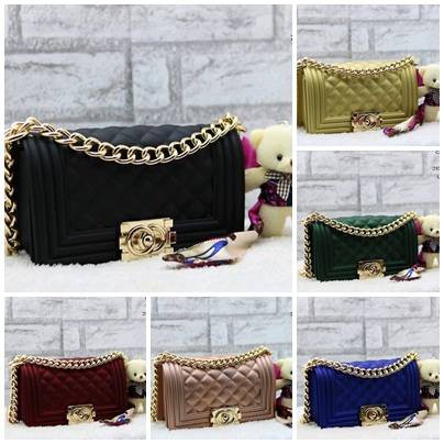 TAS BATAM JELLY TAS BATAM IMPORT TAS CHANEL BOY JELLY MATTE 715