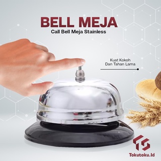 Bel Meja Kasir Restoran Cafe Calling Bell Stainless