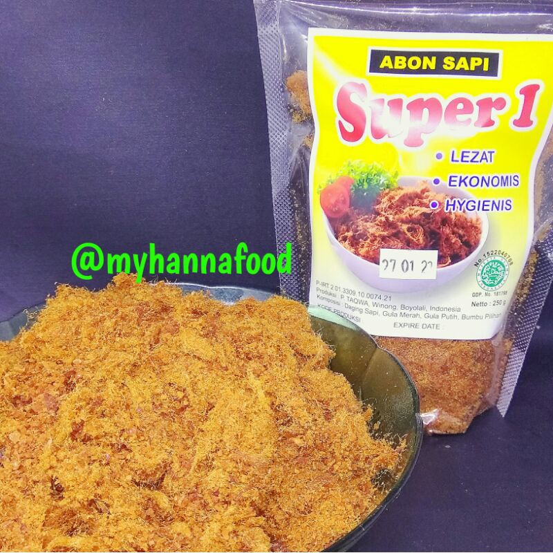 

ABON SAPI GRADE NOMER 3, KEMASAN 250G
