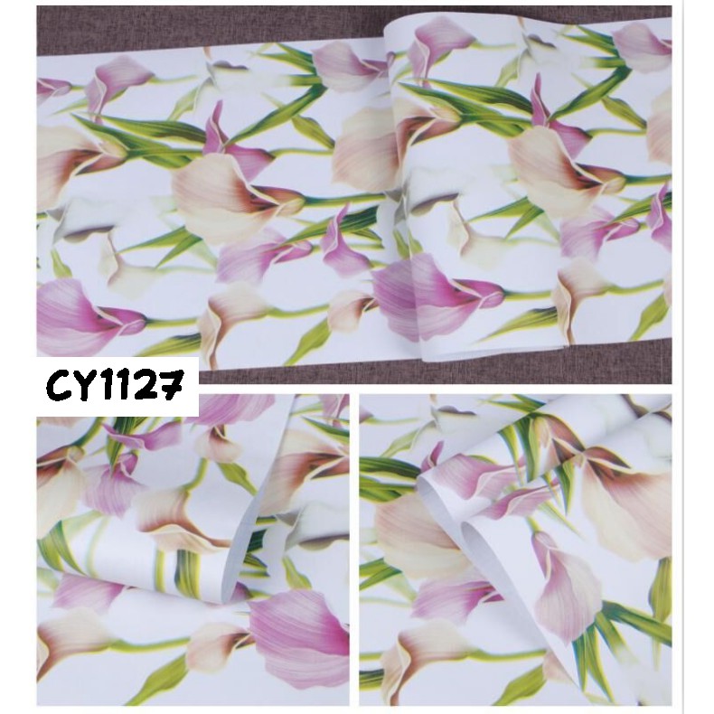 Wallpaper dinding wallpaper stiker Wallpaper Motif Cy 45Cmx9m Wallpaper / Wallpaper