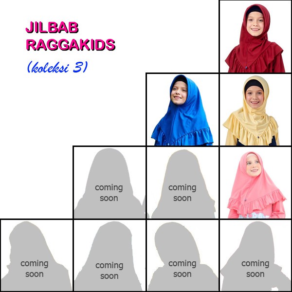 Jilbab Kaos Anak Raggakids (koleksi III)