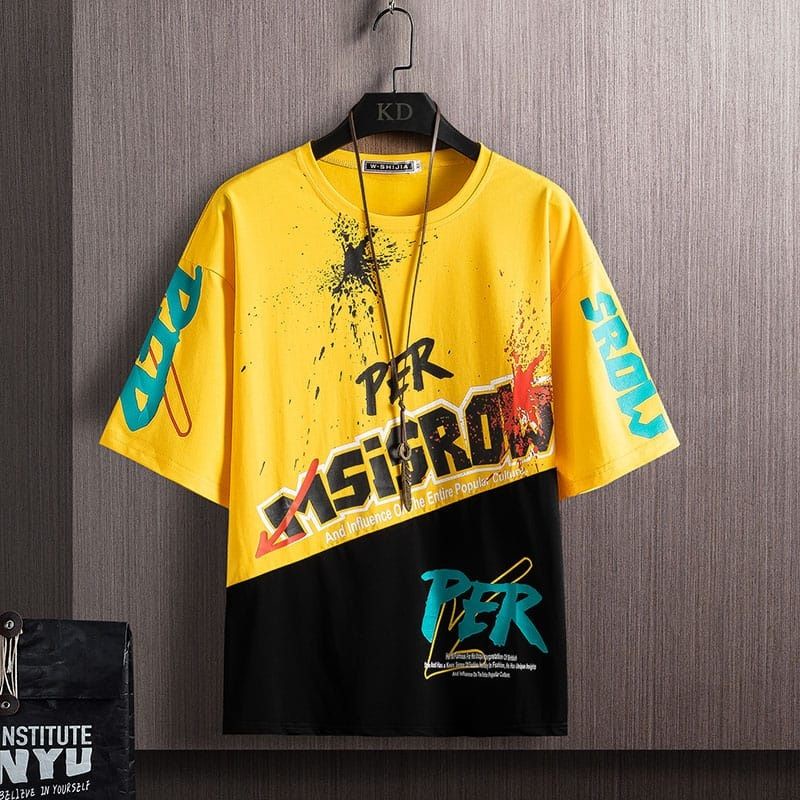 BAJU KAOS PRIA COWOK LENGAN PENDEK ATASAN TSHIRT KOMBINASI MISION PREMIUM